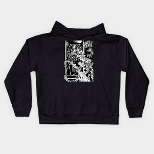 Flaming Beating Kids Hoodie